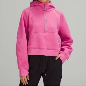 Lululemon Scuba Half Zip in Pink Blossom M/L